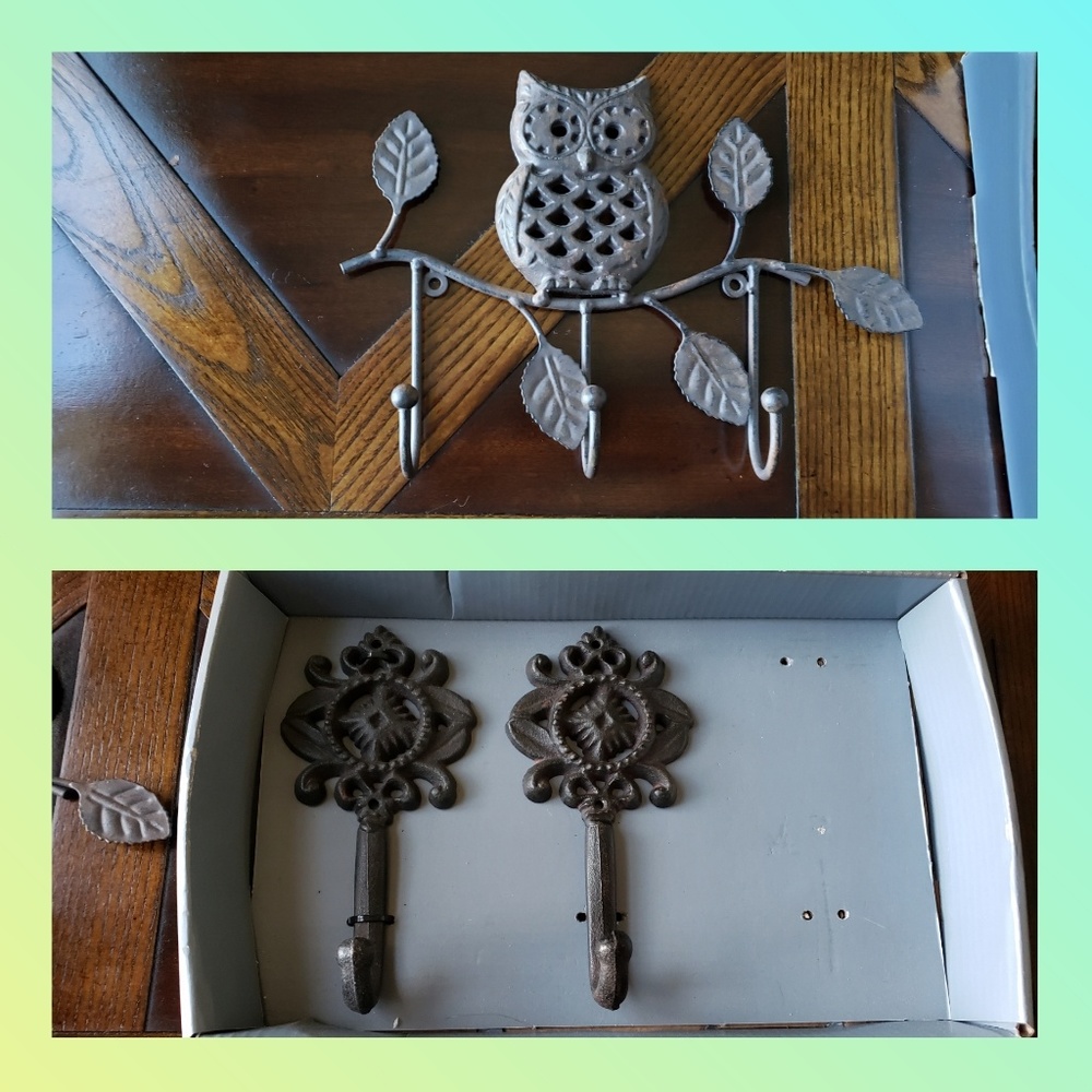 Wrought iron key holders